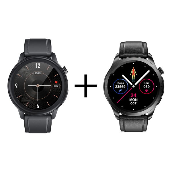 1 + 1 Pachet Smartwatch ProHaks (Glicemie, Tensiune Arteriala, ECG 3 Derivatii) + Smartwatch Monitorizare Functii Vitale (Tensiune Arteriala, Puls, Rata Repiratorie, ECG)