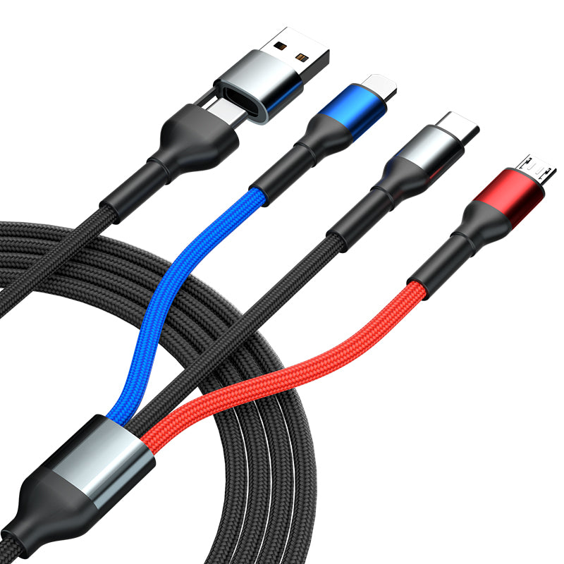 Cablu de Incarcare Universal 6 in 1 (Super Charge 5A) - Vreau Chestii