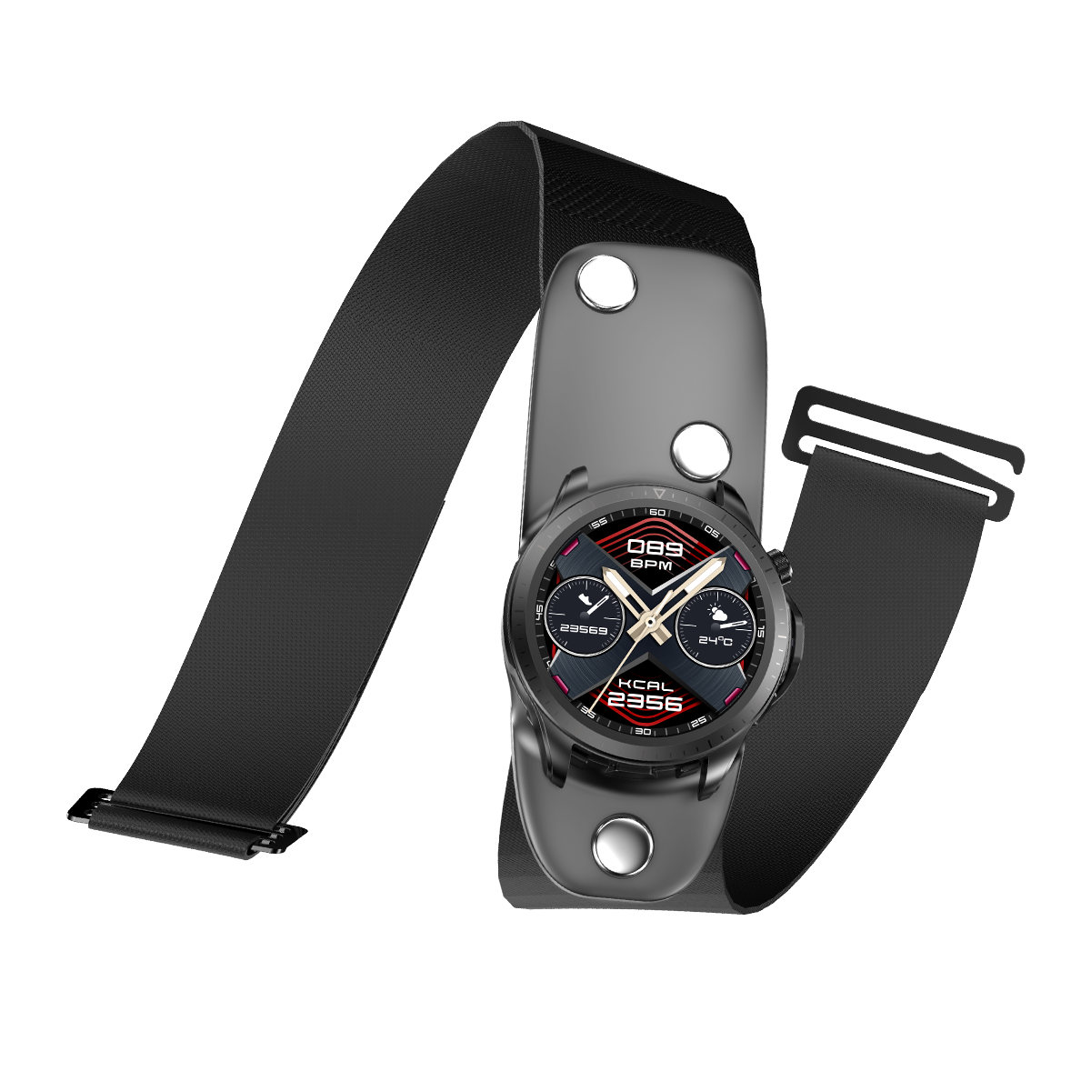 Suport ECG Smartwatch ProHaks (Centura Frecventa Cardica & Plasturi Fixare Suport)