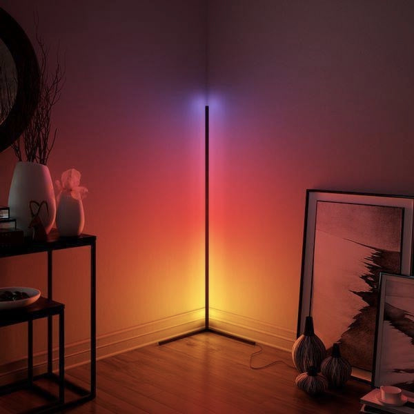 Lampadar Modern Smart RGB LED de Colț - Vreau Chestii